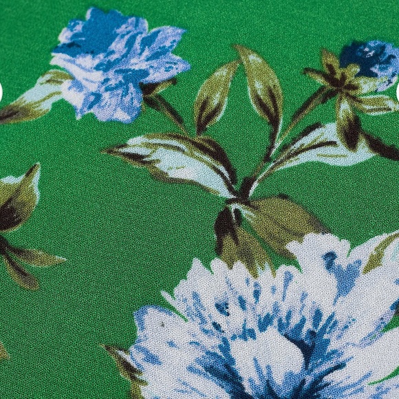 Banana Republic Puff Sleeve Mini Dress. Size 4. Floral Botan… - Picture 4 of 6